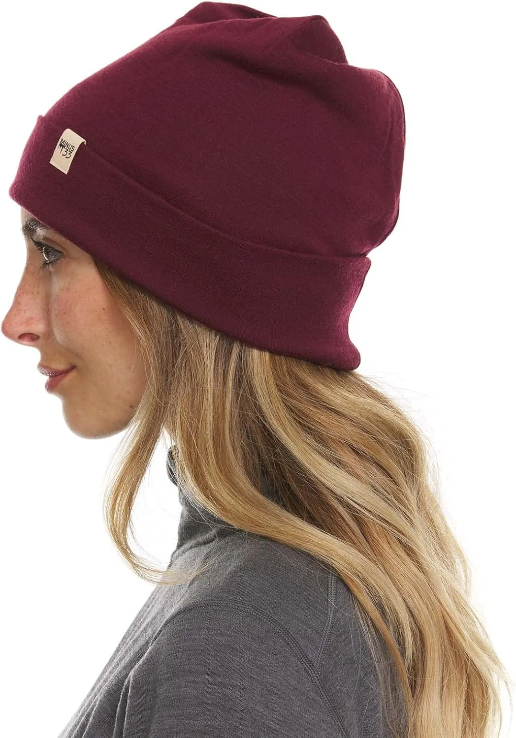 100% Merino Wool Cuff Beanie - Mens & Womens Warm Winter Hat - Watch Cap - Toque