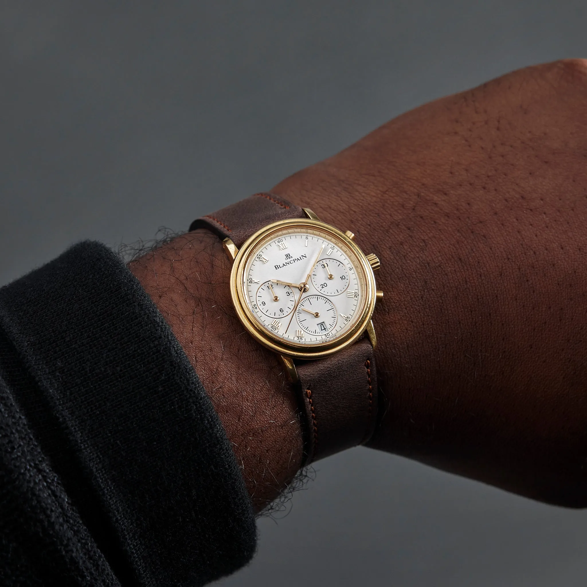 1990s Blancpain Villeret Chronograph Ref. 1185-1418-55