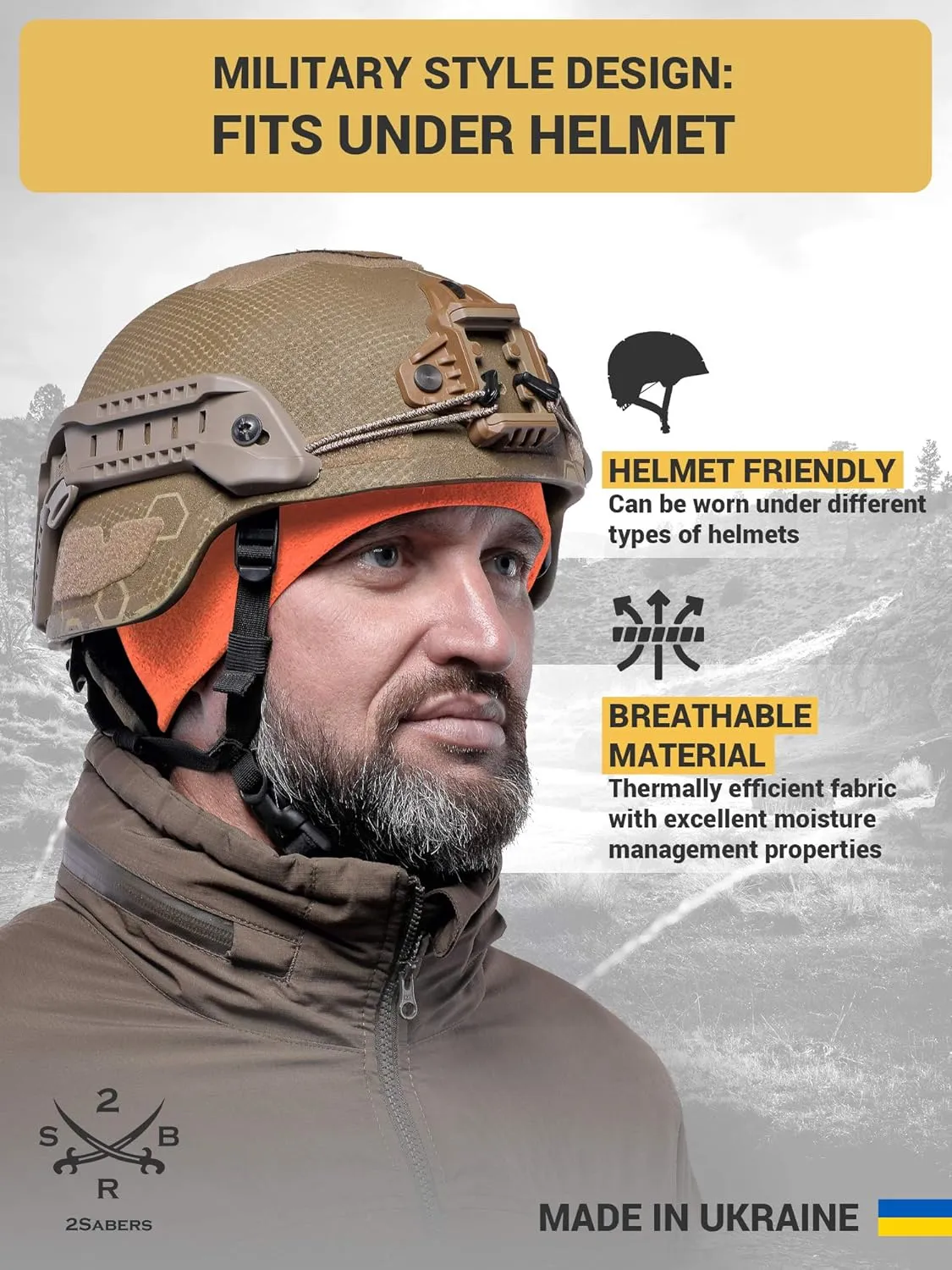 2SBR 2SABERS Warm Lightweight 170 Fleece Watch Cap - Men Women - Army Skull Beanie Hat