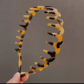 90's Headband - Cognac Leopard