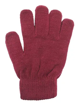 A&R Sports Knit Gloves One Size Berry