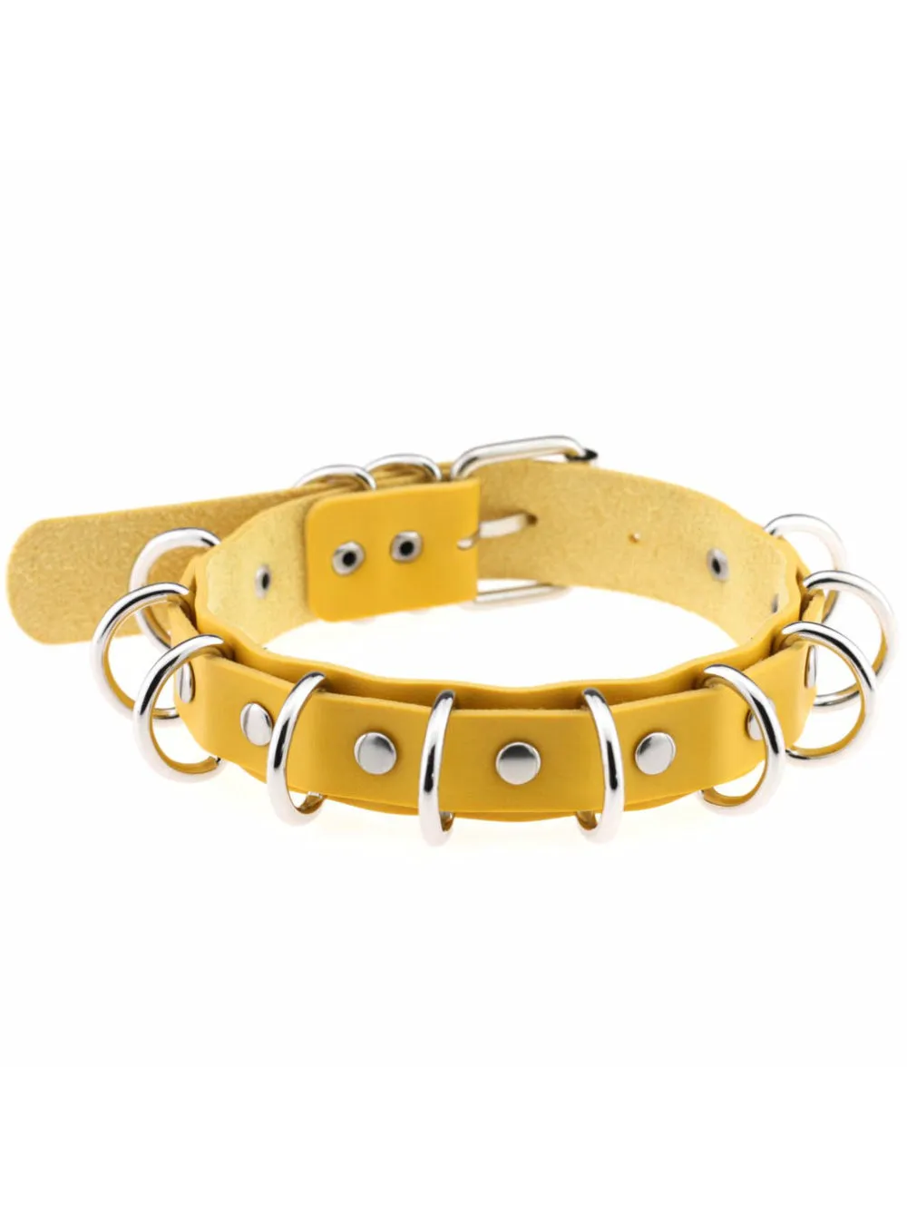 Anime Necklaces Metal O-Round Goth Choker