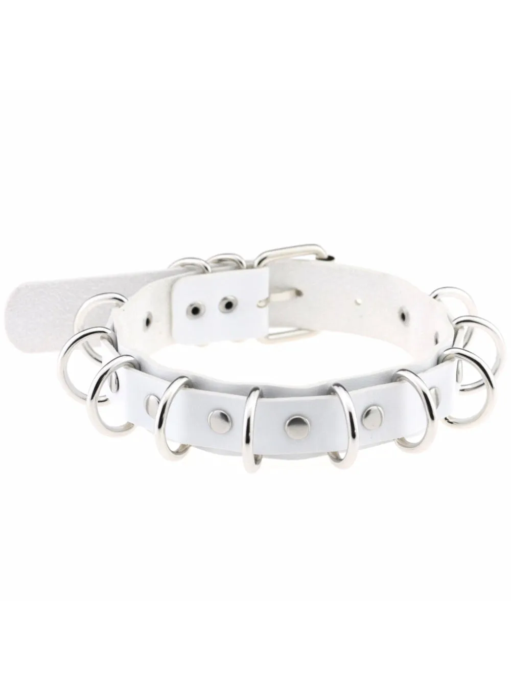 Anime Necklaces Metal O-Round Goth Choker