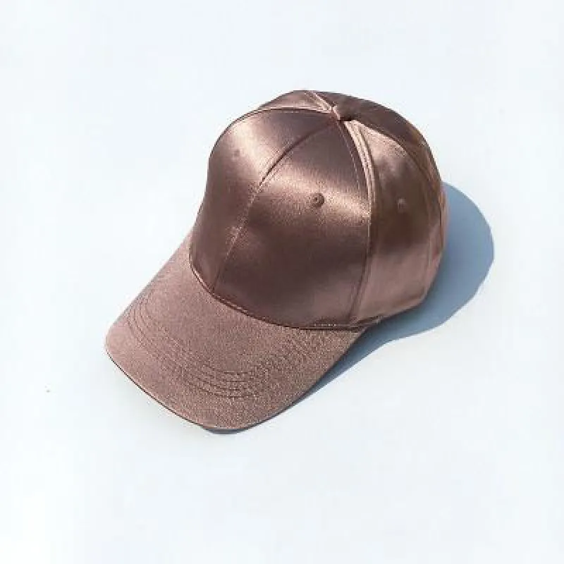 Baseball Cap Hat For Women Satin Sold Baseball Cap Snapback Casual Cap
