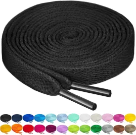 Birch Shoelaces in 27 Colors Flat 5/16" Shoe Laces in 4 Different Lengths