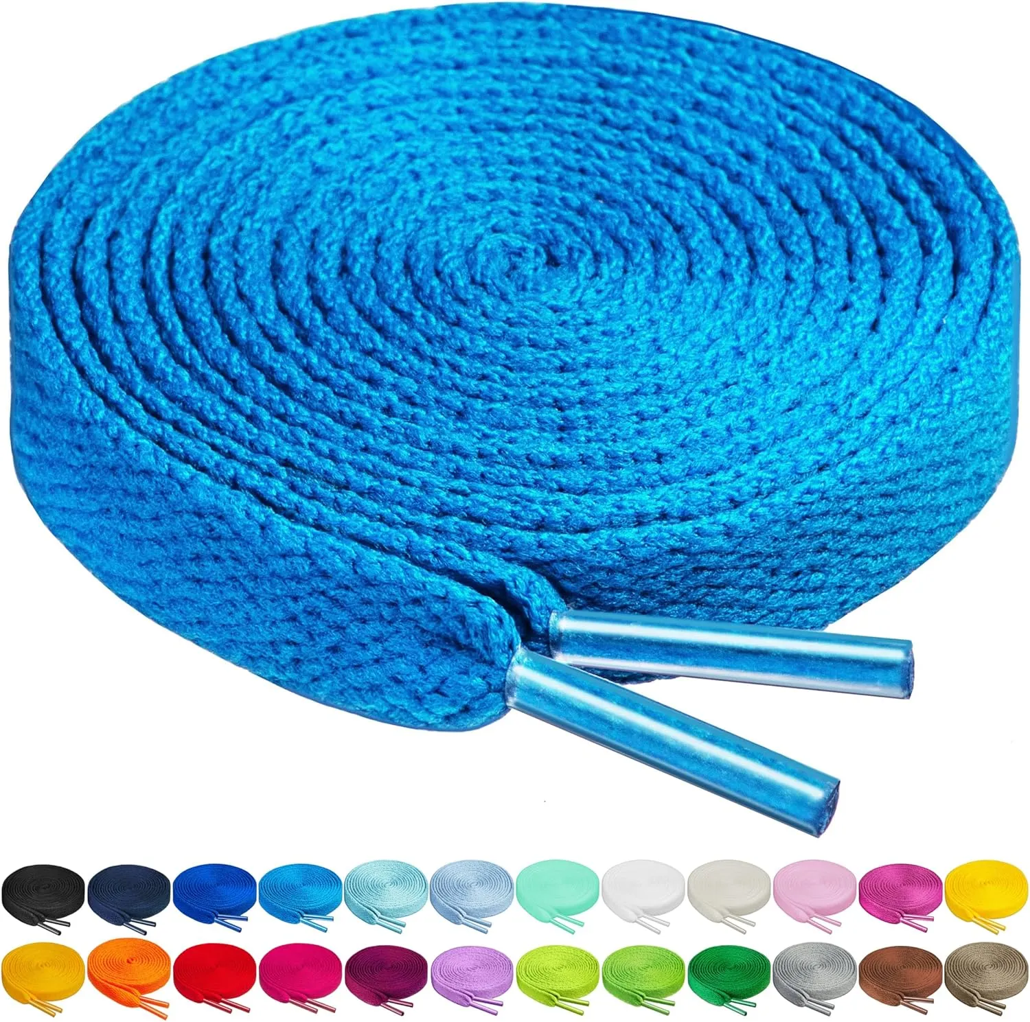 Birch Shoelaces in 27 Colors Flat 5/16" Shoe Laces in 4 Different Lengths