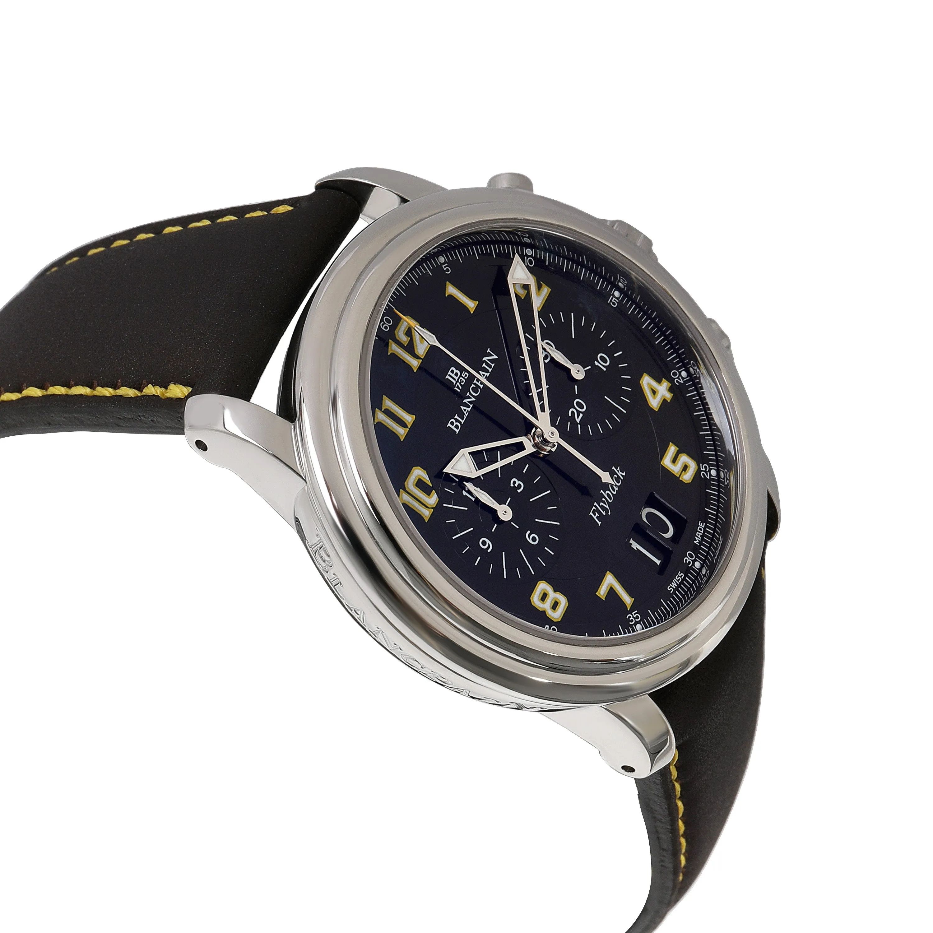 Blancpain Leman Flyback Peking to Paris 2885C.1130.63B Mens Watch in  Stainle