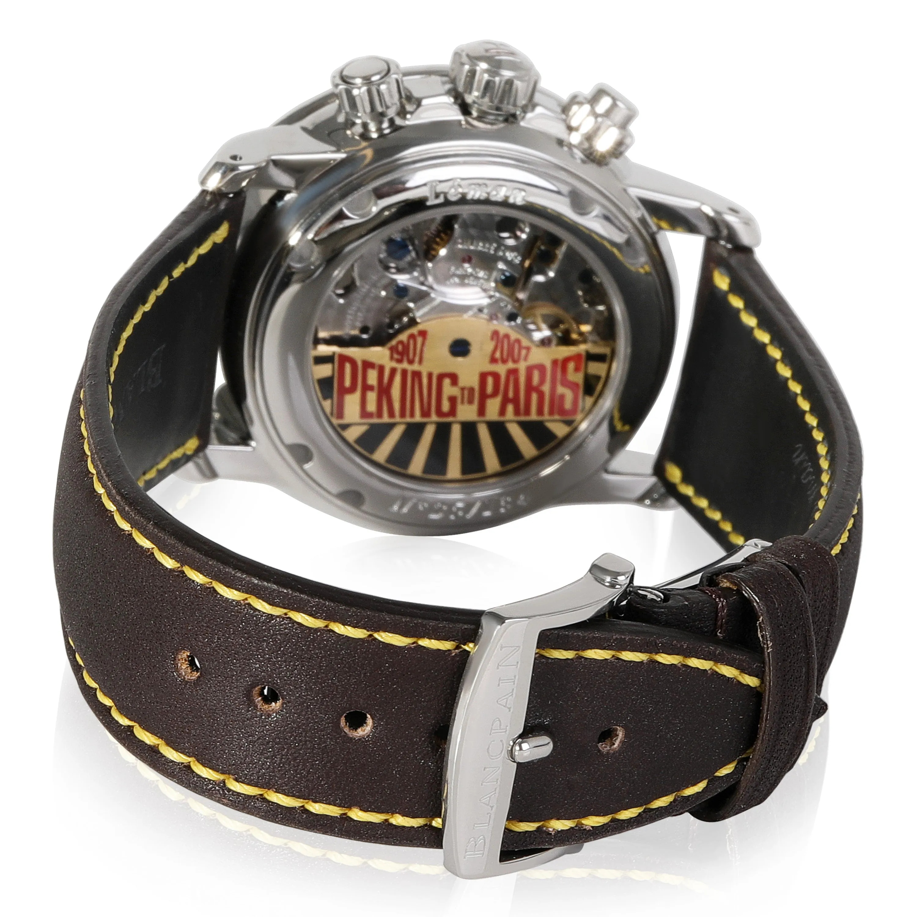 Blancpain Leman Flyback Peking to Paris 2885C.1130.63B Mens Watch in  Stainle