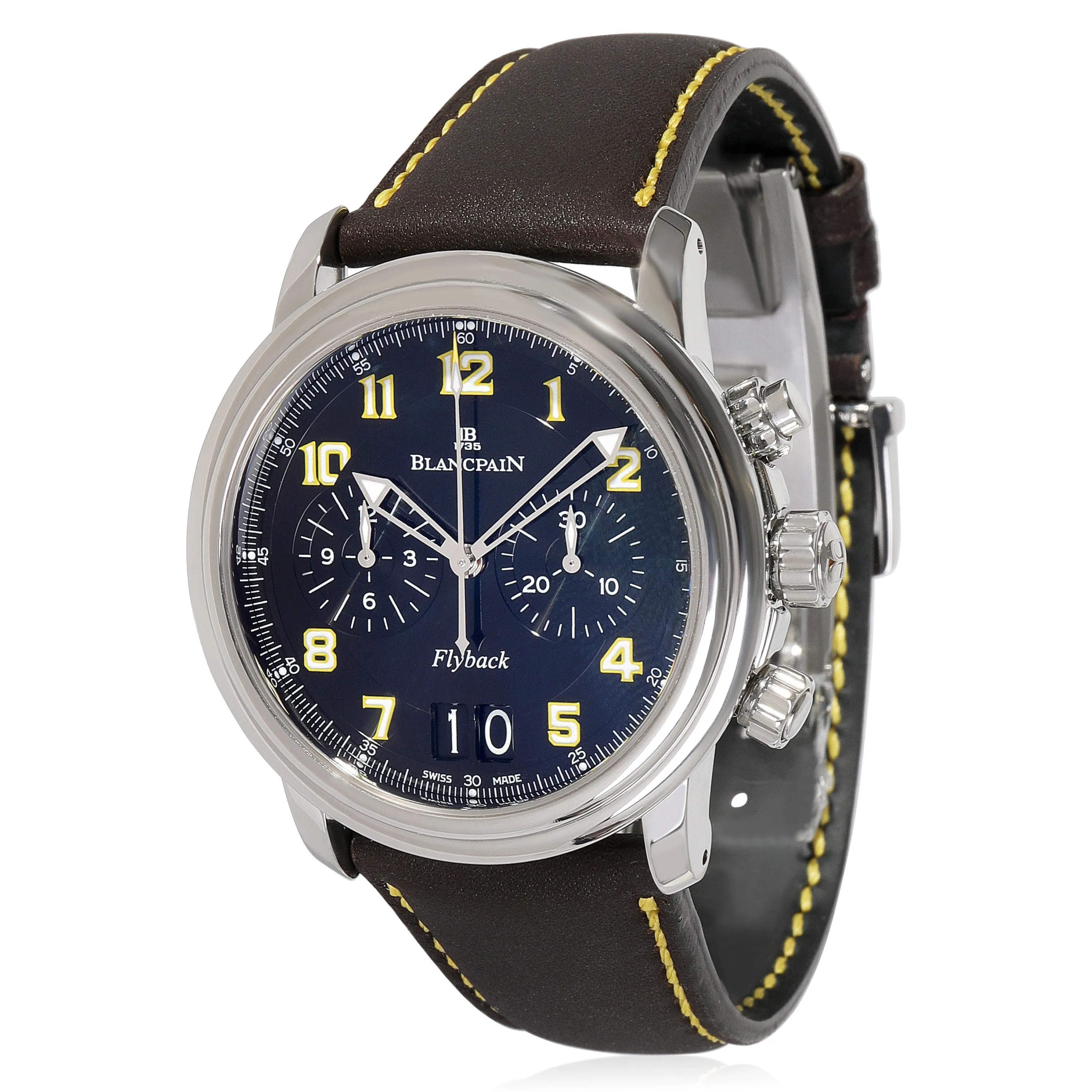Blancpain Leman Flyback Peking to Paris 2885C.1130.63B Mens Watch in  Stainle