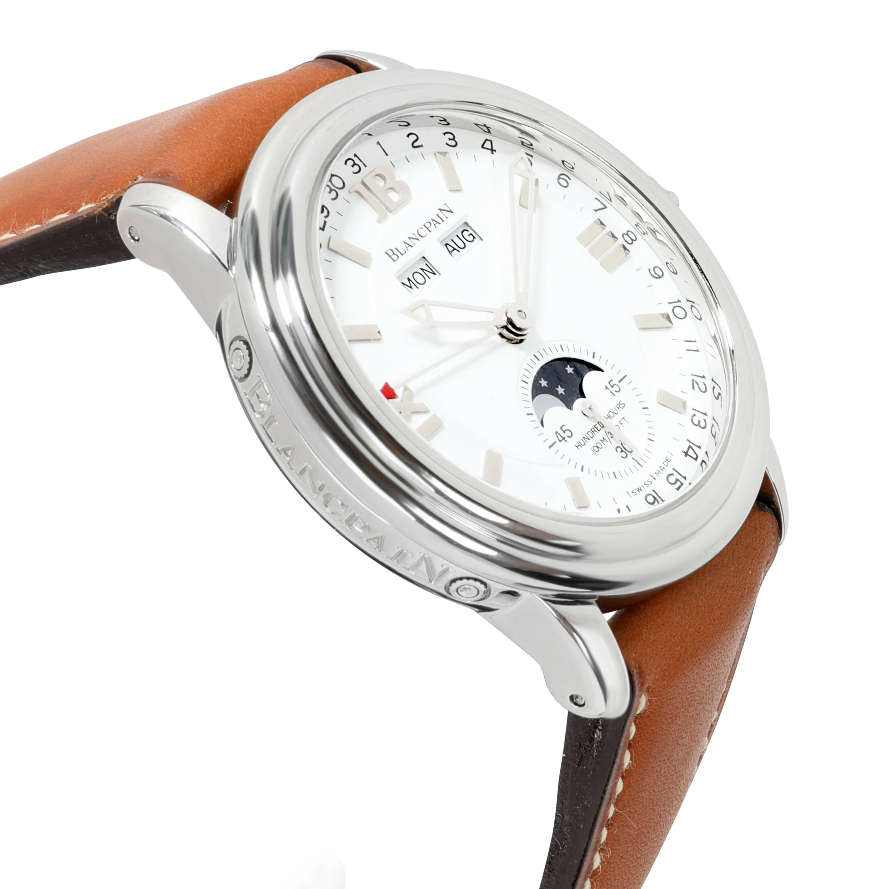 Blancpain Léman Moonphase 2763.1127A.11 Mens Watch in  Stainless Steel