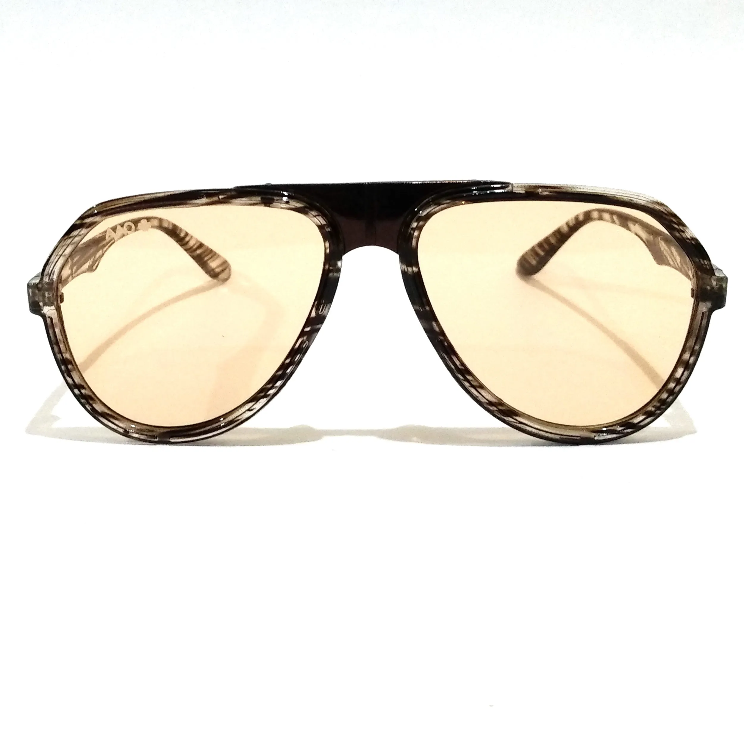 Brown Gradient Aviators Sunglasses For Men AA170BR