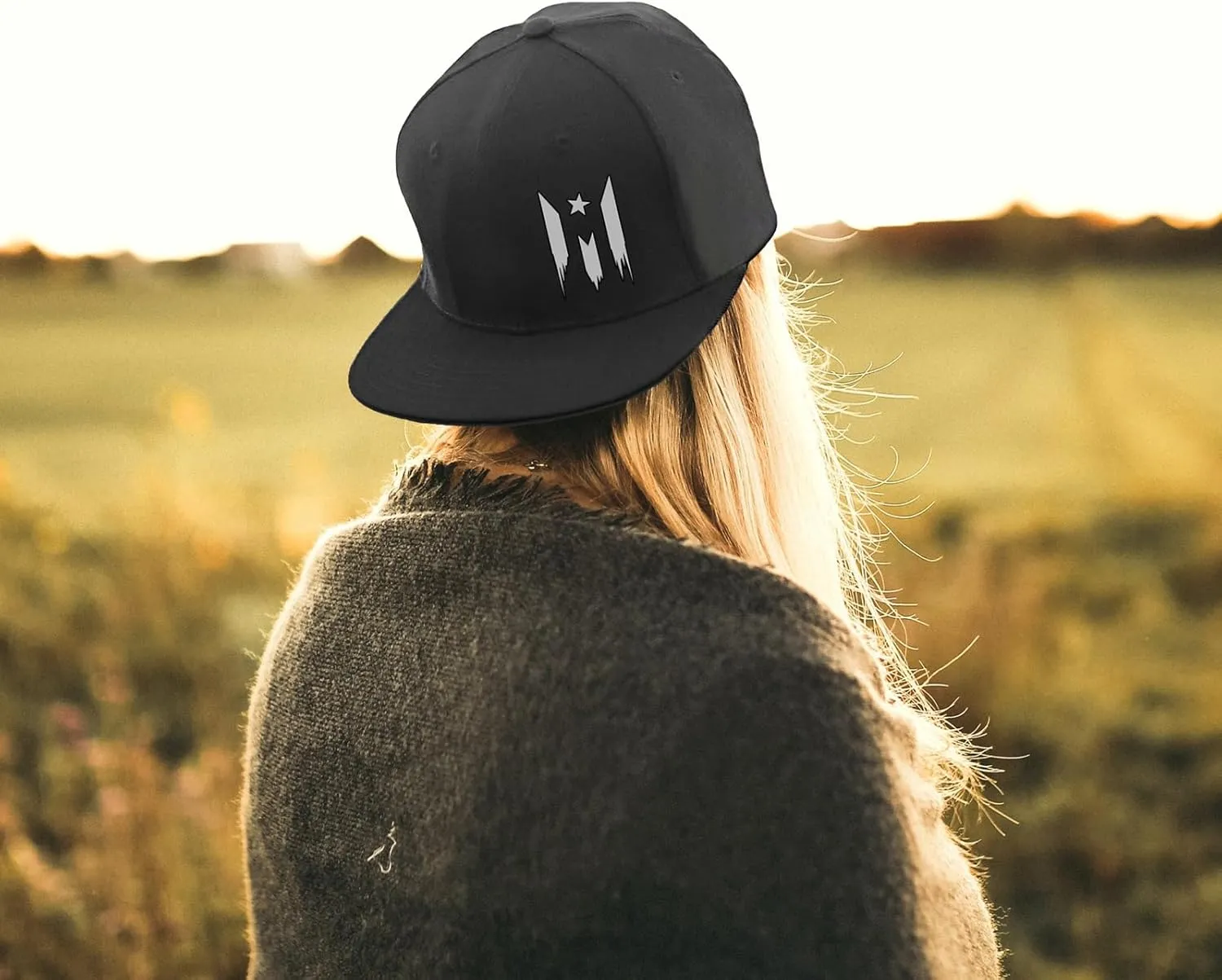 Chef Hat Flat Bill Hats for Men Funny Double Knives Kitchen Adjustable Baseball Cap Snapback Hat for Women
