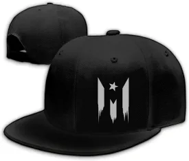 Chef Hat Flat Bill Hats for Men Funny Double Knives Kitchen Adjustable Baseball Cap Snapback Hat for Women