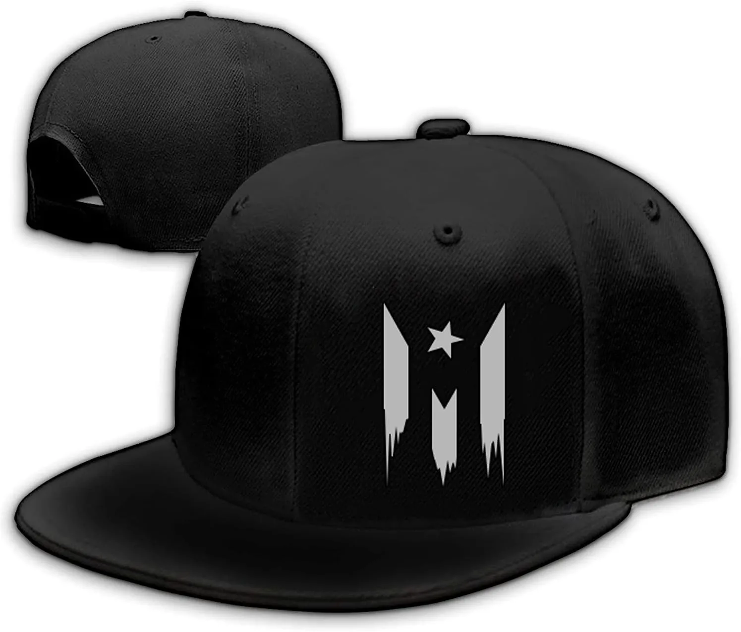 Chef Hat Flat Bill Hats for Men Funny Double Knives Kitchen Adjustable Baseball Cap Snapback Hat for Women