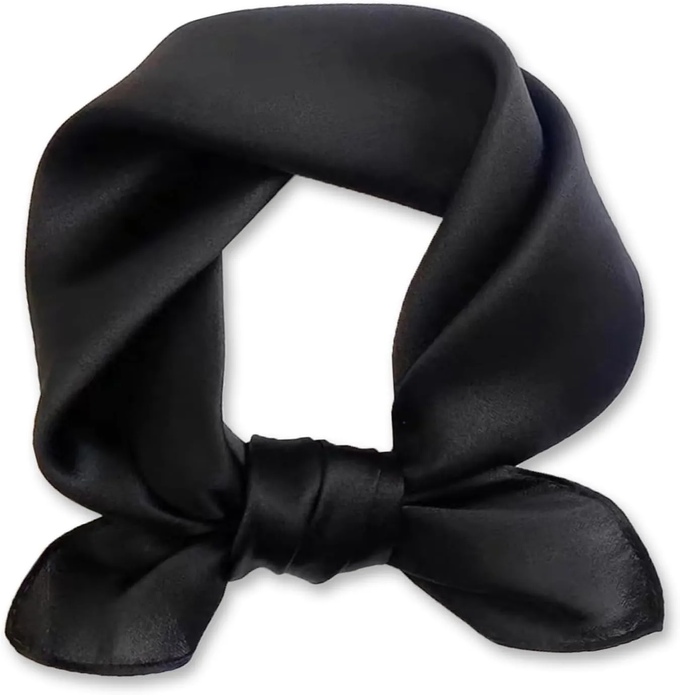 Ciormis 100% Mulberry Silk Scarf - Women's 21''/27'' Square Real Silk Hair Head Scarf Neckerchief with Gift Packaged