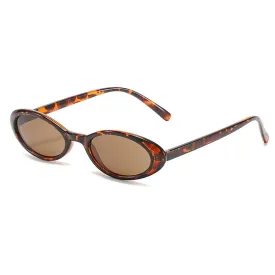 Clea Retro Oval Sunglasses