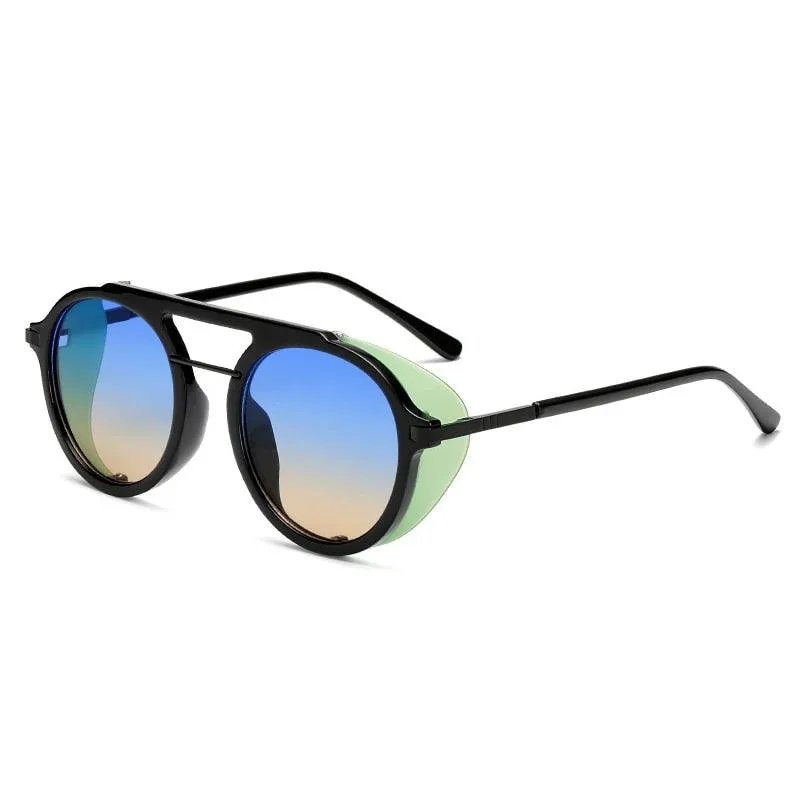 Clive Steampunk Round Sunglasses
