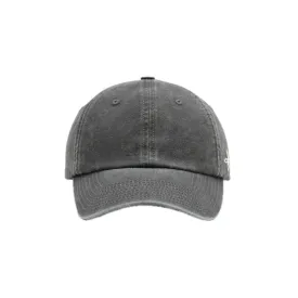 Compass Cross Chain Badge Baseball Cap Storm Gray