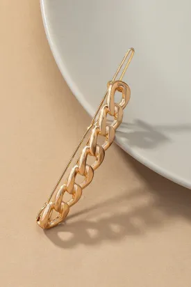 curb chain hair clip