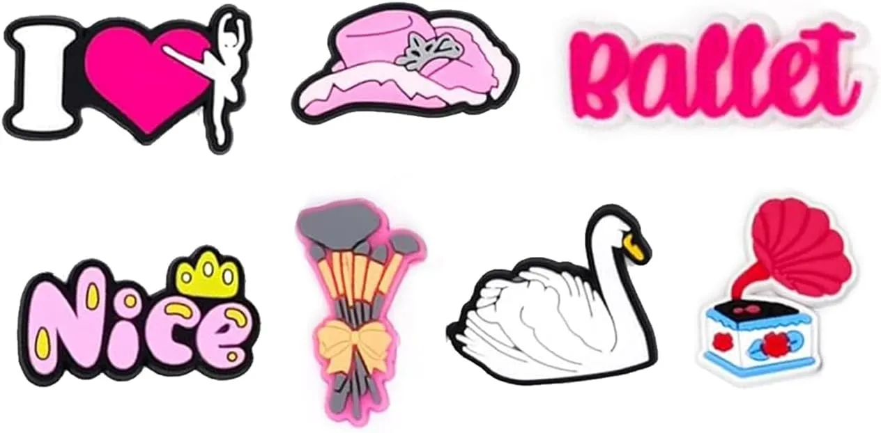 Cute Different Girls Charms,PVC Random Different Charms,Decoration Charms for Decoration