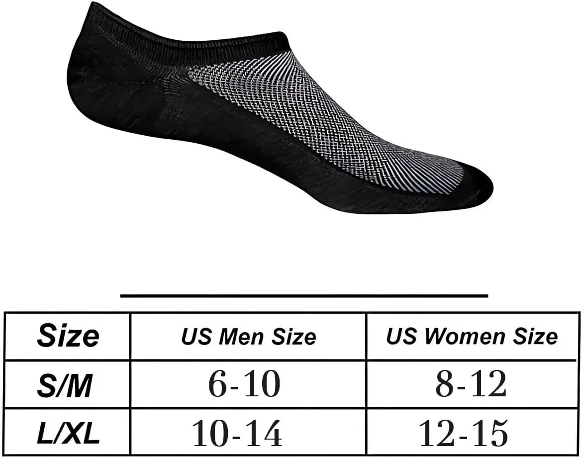 Faustine No Show Socks Ankle Low Cut Socks for Mens, Non Slip, 8 Pairs 16 Pairs