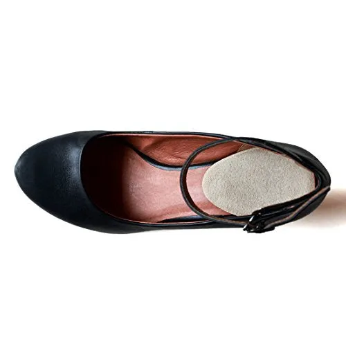 footinsole Shoes Inserts for Heels(4 PCS) - Suede Massage Gel Heel Cushion Pad from Heel 2 Pairs