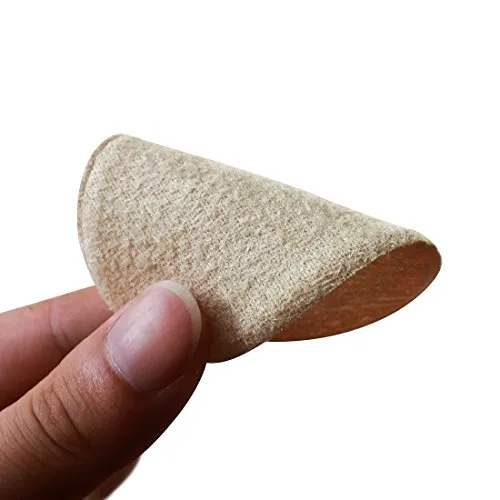 footinsole Shoes Inserts for Heels(4 PCS) - Suede Massage Gel Heel Cushion Pad from Heel 2 Pairs