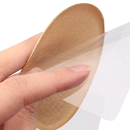 footinsole Shoes Inserts for Heels(4 PCS) - Suede Massage Gel Heel Cushion Pad from Heel 2 Pairs