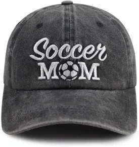 Funny Embroidered Baseball Mom Baseball Cap for Women, Adjustable Cotton Sun Hat for Mama Grandma