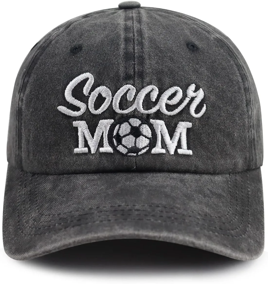 Funny Embroidered Baseball Mom Baseball Cap for Women, Adjustable Cotton Sun Hat for Mama Grandma