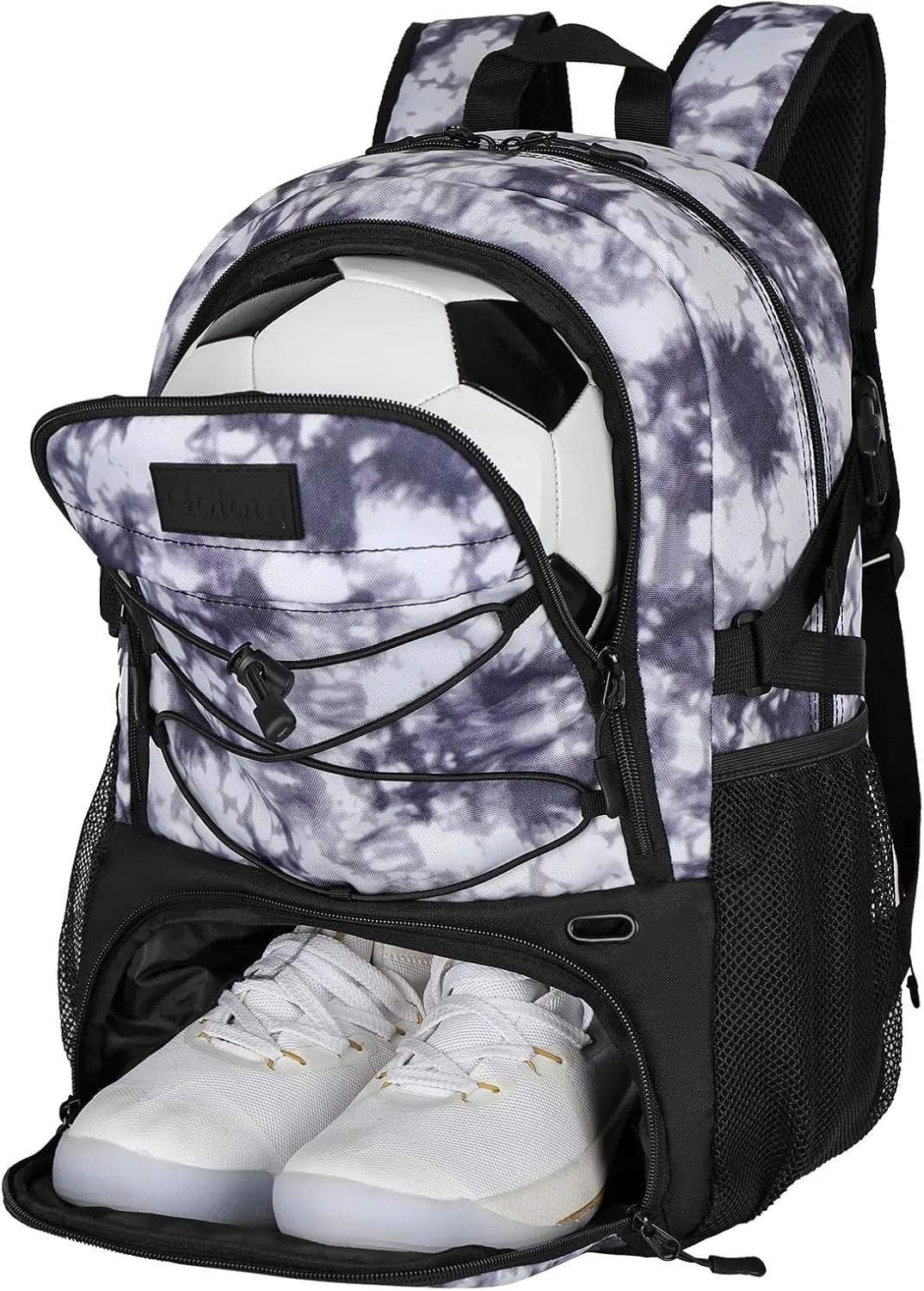 Goloni Soccer Backpack,Basketball Backpack with Ball Compartment & Shoe Compartment,Backpack for Basketball,Soccer