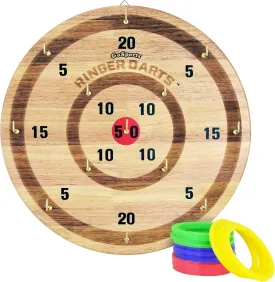 GoSports Ringer Darts Toss Game - Indoor Outdoor Hook Ring Toss Set for Kids & Adults