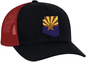 Heritage Pride Embroidered State Flag Mesh Back Trucker Hat