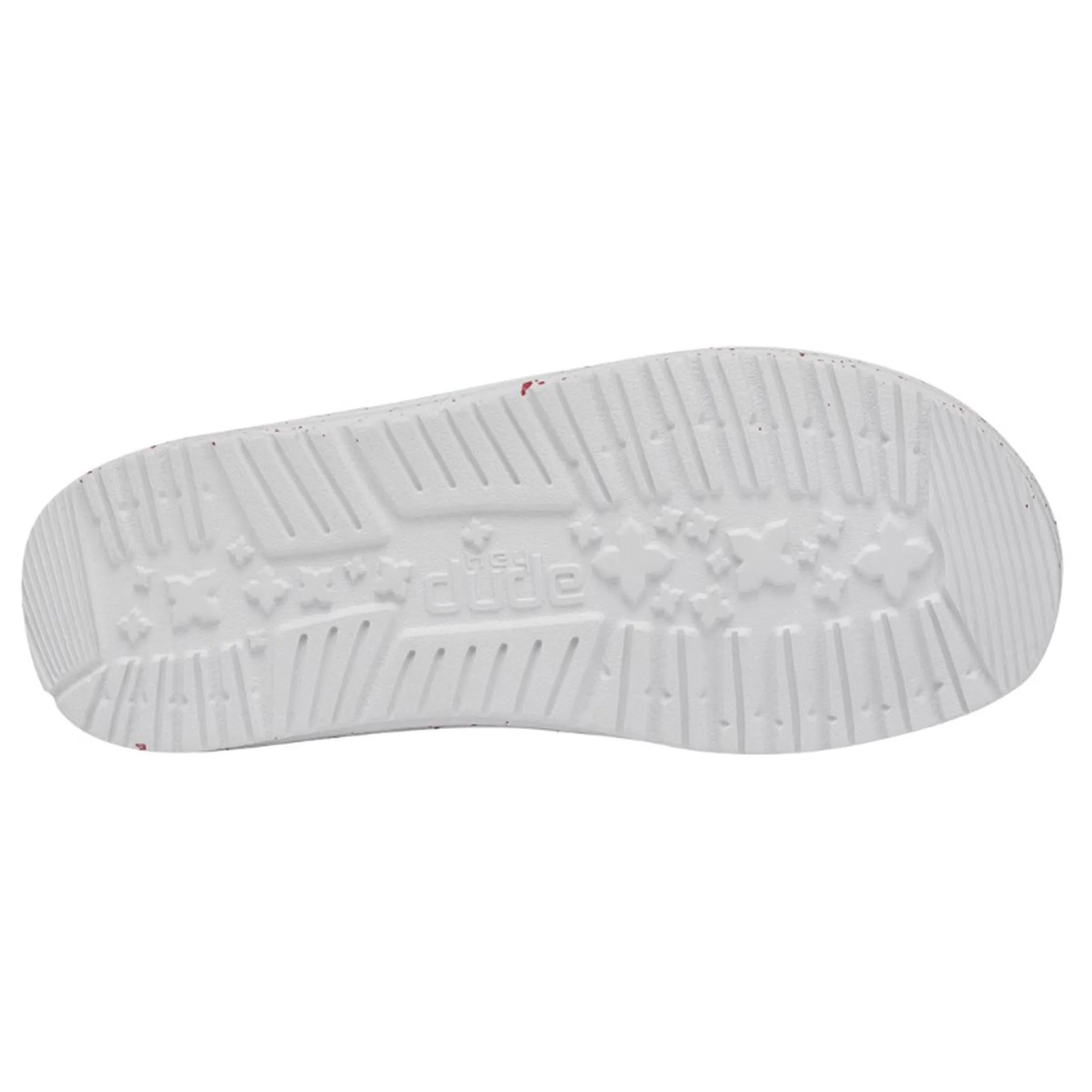 Hey Dude Wally Youth Slub Canvas Red
