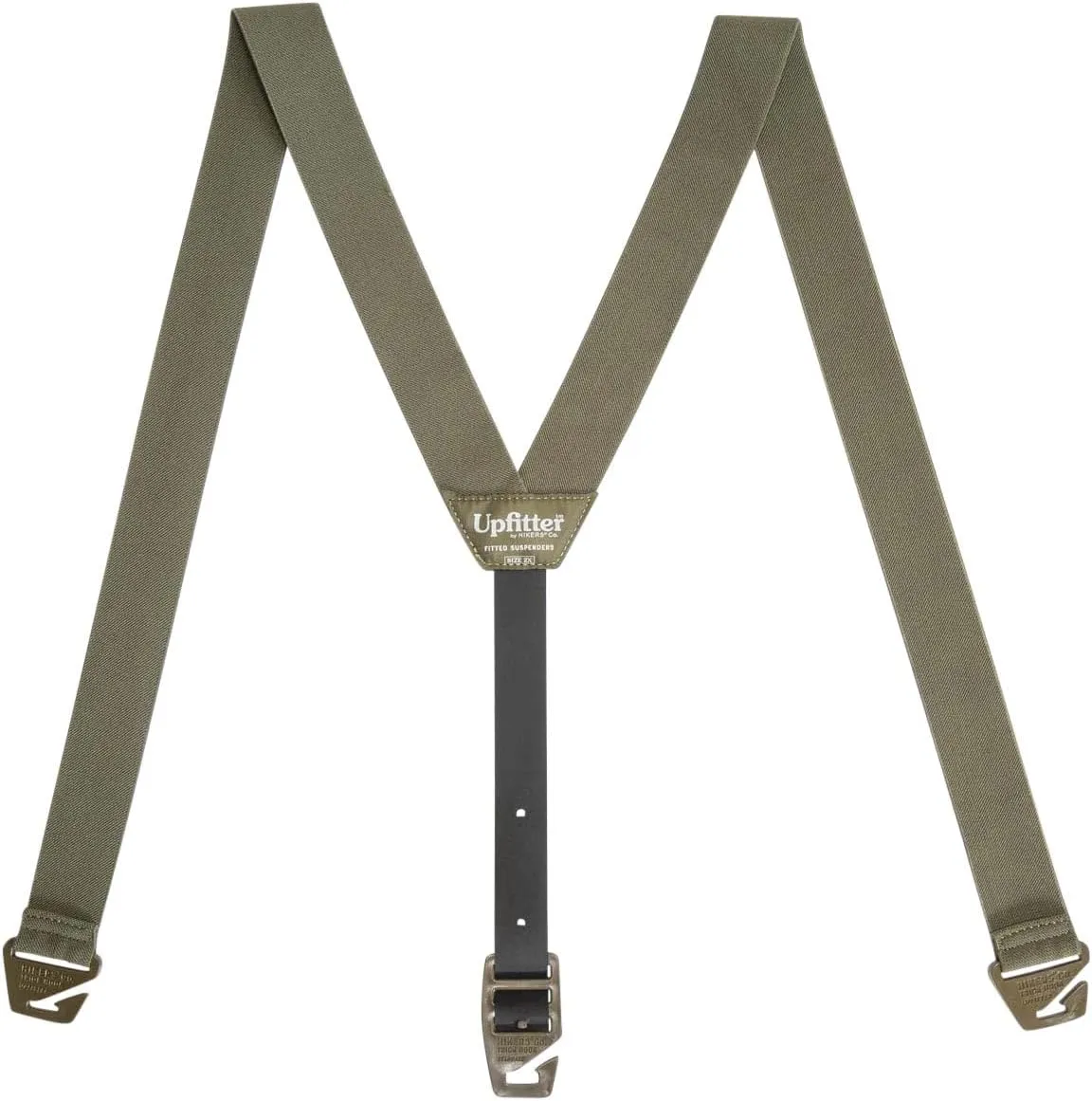 HIKERS - Upfitter Hidden Suspenders for Men Under Clothes - 3 Point Belt Loop