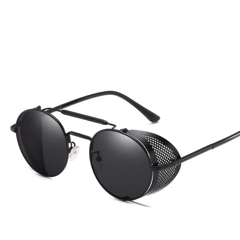 Jax Steampunk Round Sunglasses