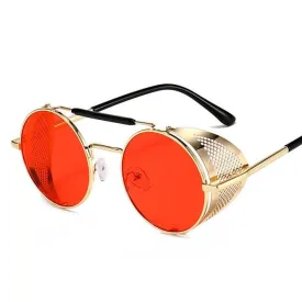 Jax Steampunk Round Sunglasses