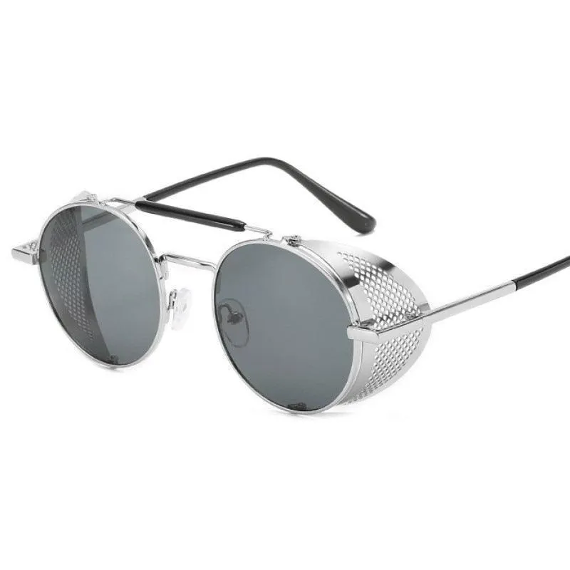 Jax Steampunk Round Sunglasses