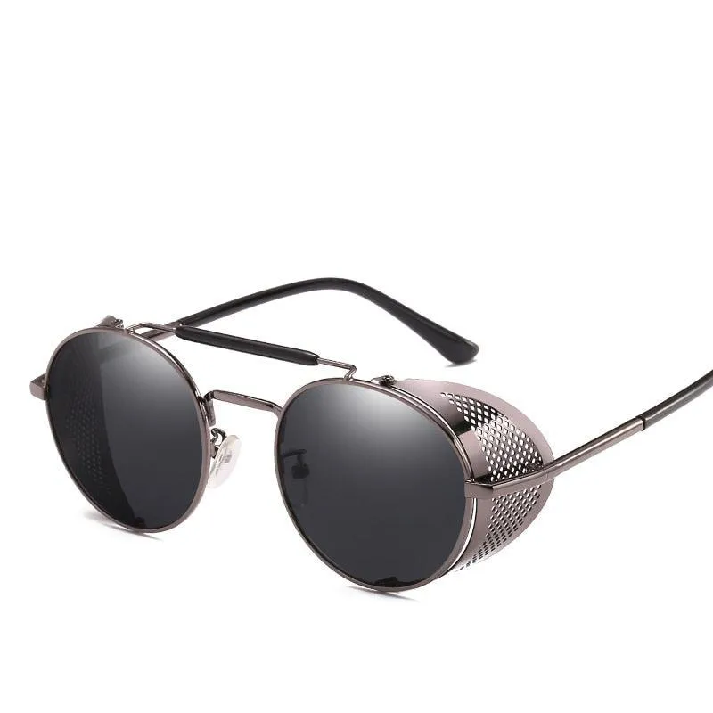 Jax Steampunk Round Sunglasses