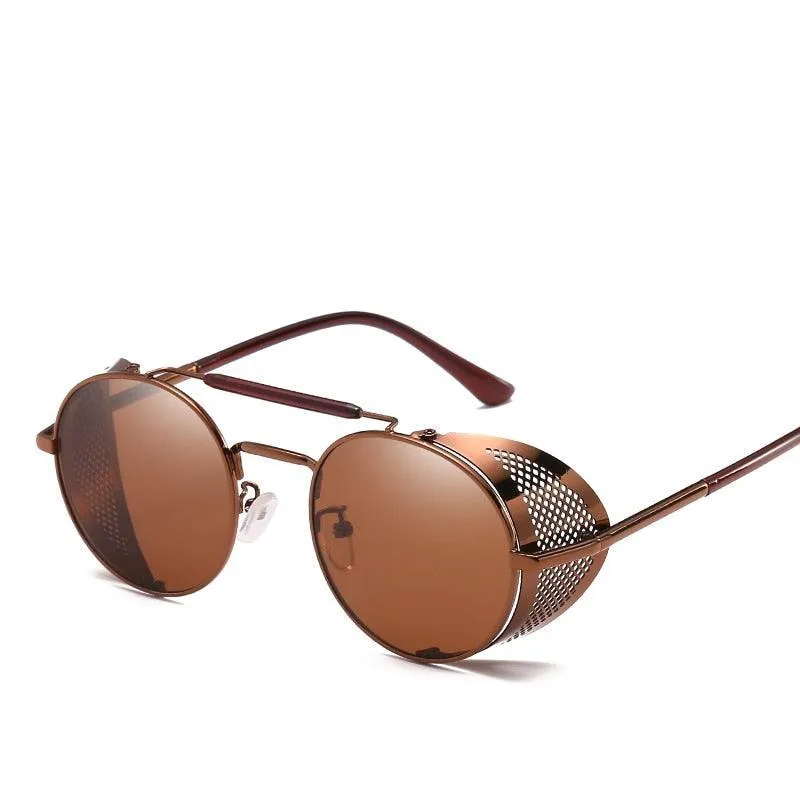 Jax Steampunk Round Sunglasses