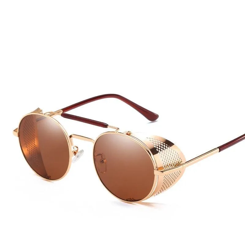 Jax Steampunk Round Sunglasses