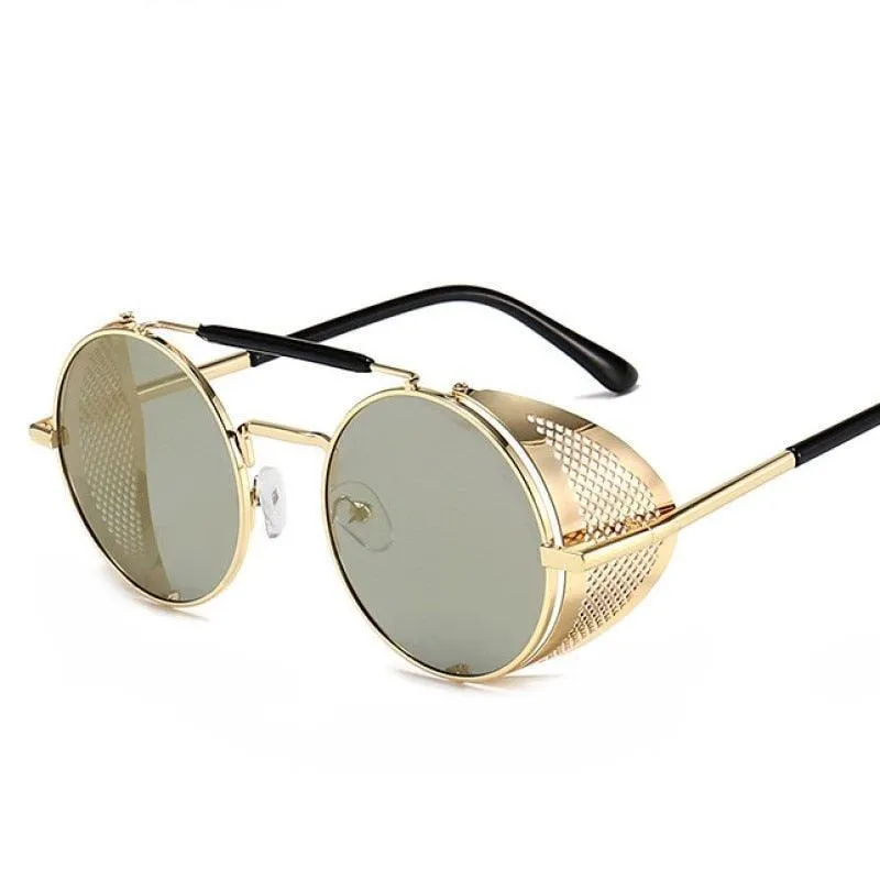 Jax Steampunk Round Sunglasses