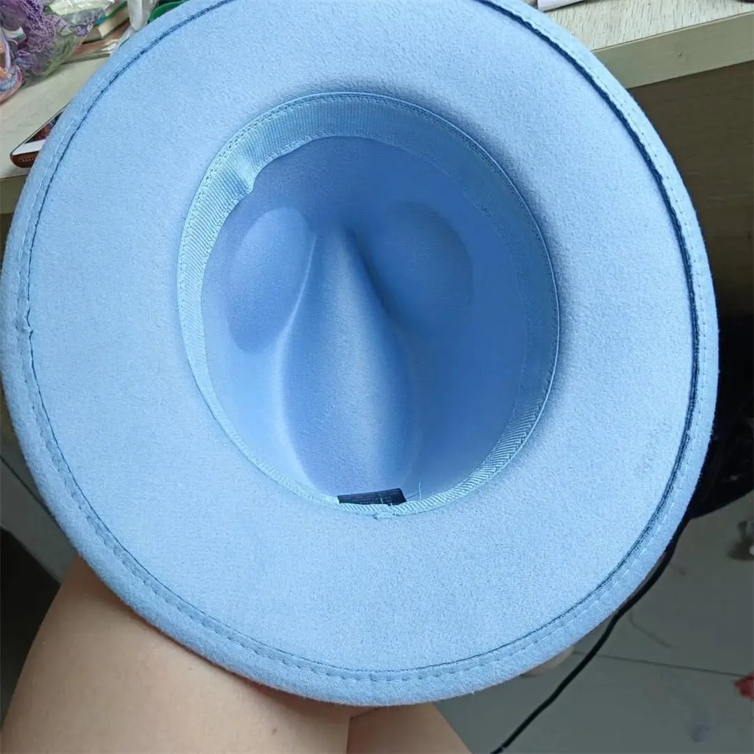 JNKIHAPOT Women's Embroidered Jazz Hat Wedding Hat Fedora Hat Wedding Hat Men's Fedora Hat Sombrero