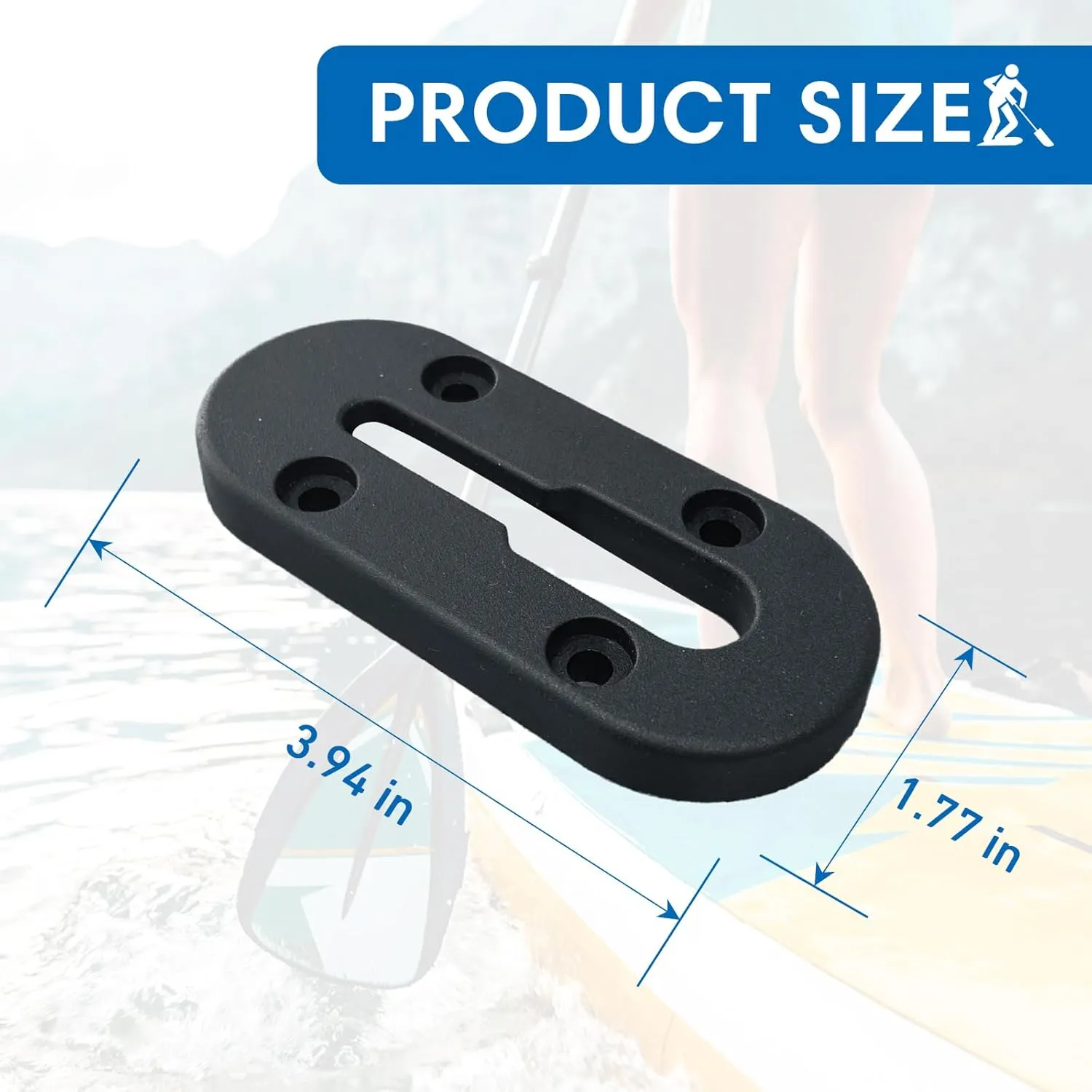 Kayak Track, Kayak Low Profile Track,Kayak Rail, Kayak Accessories Mount Track, Kayak Paddle Holder Kayak Gear Track for Fishing Rod Holde,Fish Finder, Kayak Rod Holder,Anchor Cleats