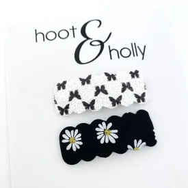 Oh Snap Clips - Neutral Daisy