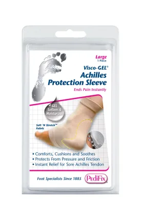 PEDIFIX VISCO GEL ACHILLES PROTECTION SLEEVE LARGE
