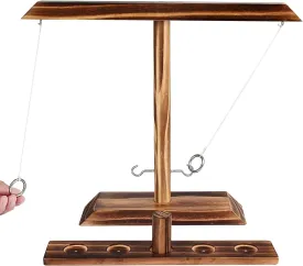 Ring Toss Games for Adults and Kids,Wooden Hook and Ring Game,Patio Decor,Fast-paced Home Party Interactive Game for Outdoor Indoor,Gifts for Men