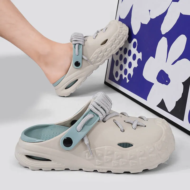 Rope-Tied Clogs