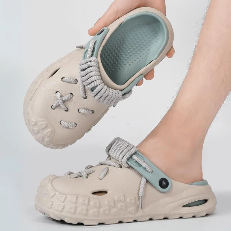 Rope-Tied Clogs