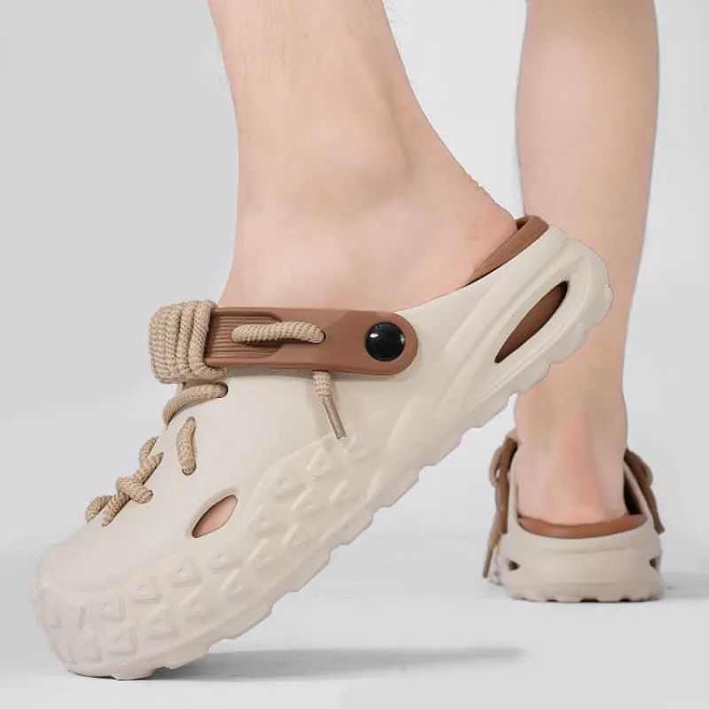 Rope-Tied Clogs